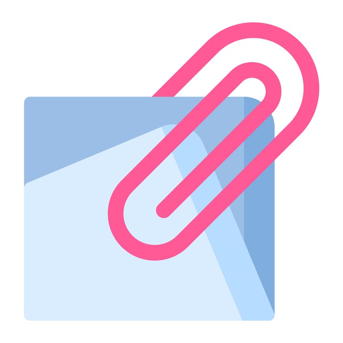 See more icon inspiration related to attach, ui, paper clips, paper clip, office material, school material and attachment on Flaticon.
