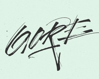 Gore Vidal 2 #logotype #handwriting #handwritten #logo #typography