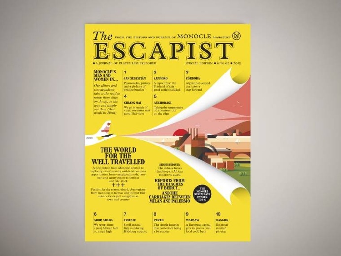 The Escapist 2015 magazine cover illustration