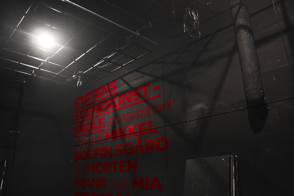 Camilla Bengtsen #exhibition #signage #vinyl #sign