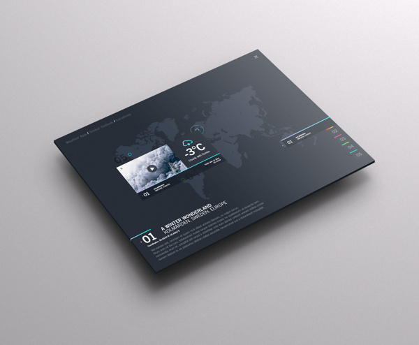 Weather Dashboard // Global Outlook UI/UX on Behance #weather