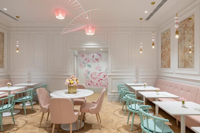 Kinnersley Kent Design Creates Captivating Flagship Parlour Concept for Cake Brand Peggy Porschen