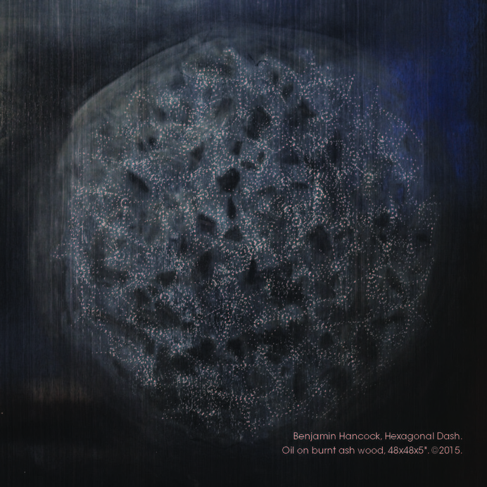3.1415 - SCAR #generative #geometry #wood #art #oil