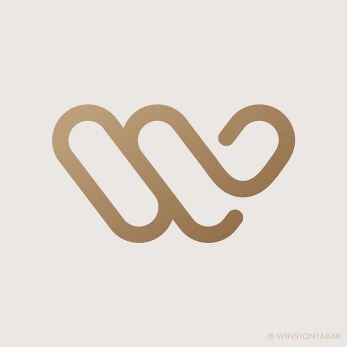W Logo Personal Identity by Winston Tabar