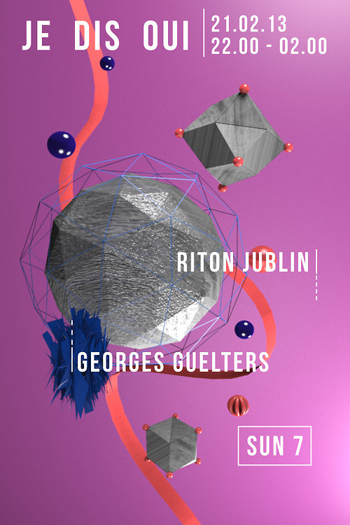 Electro party poster