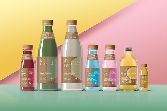 Greenhouse Juice packaging