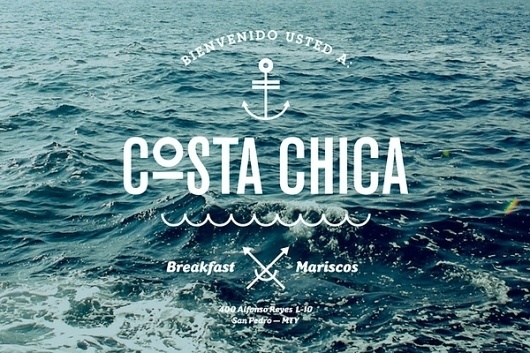 COSTA CHICA on the Behance Network #costa #chica