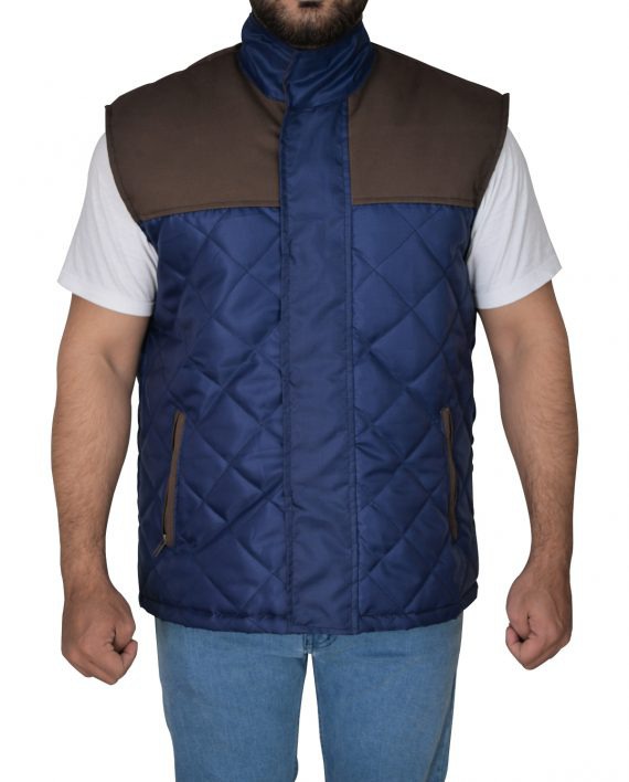 The 5th Wave Alex Roe Quilted Satin Vest