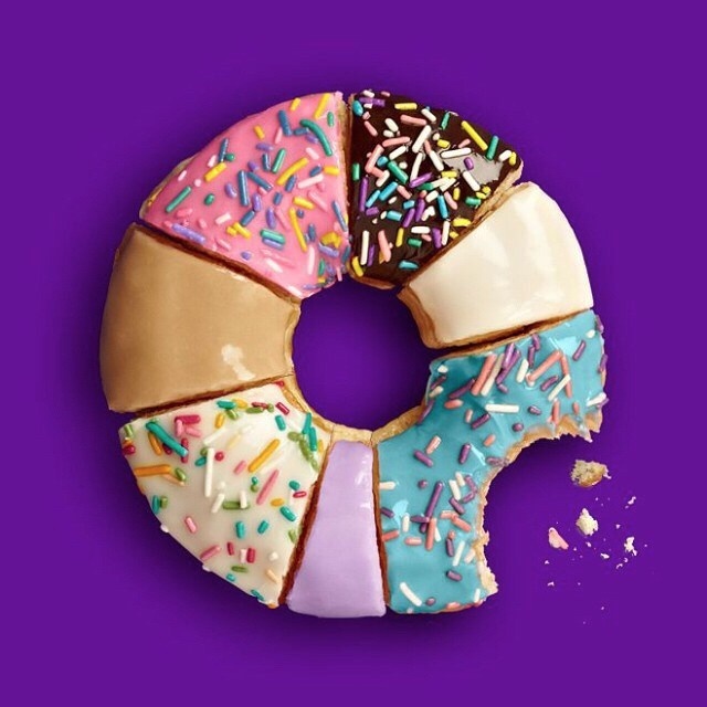 purple, donut