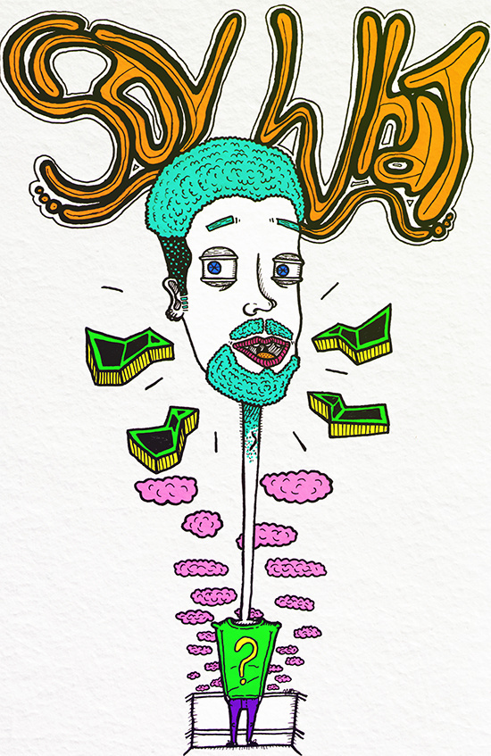 "Say What" by Molly Yllom #illustration #character #design