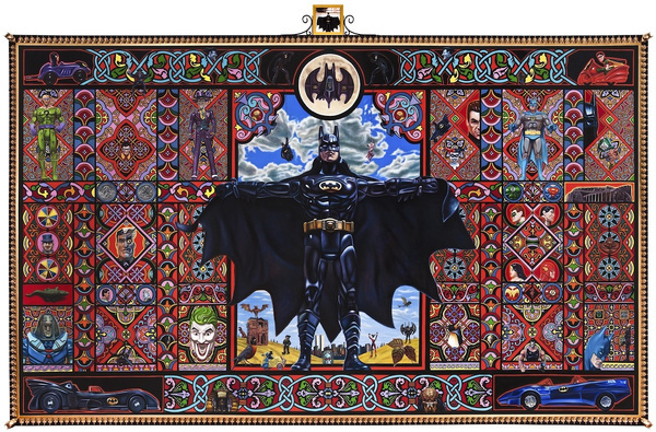The Holy Batman #pattern #toy #painting #batman