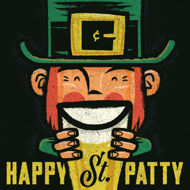Happy St Patricks Day 2016 #stpatrick #vintageposter #irish #StPatty