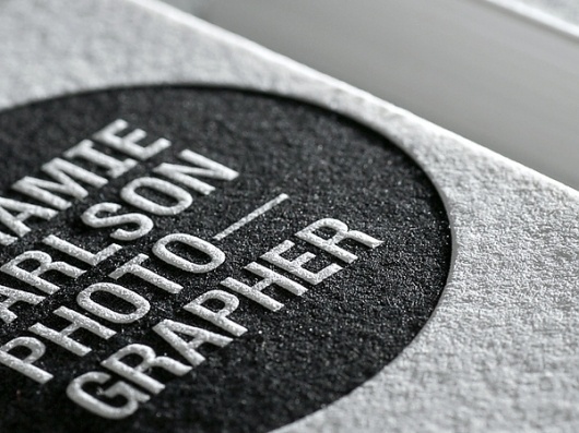 Laramie Carlson on the Behance Network #letterpress #identity