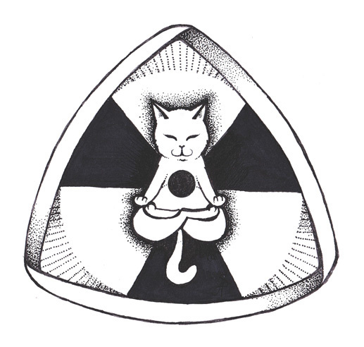Schrödinger's cat - sciense - Anastasis instagram.com/artanastasis/