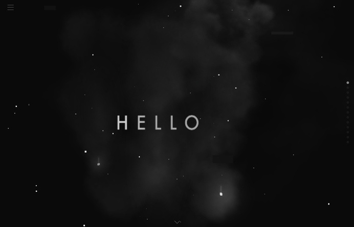 Inspiration N°133 : Hello I'am V #gallery #inspirations #the #website #minimal #webdesign #web