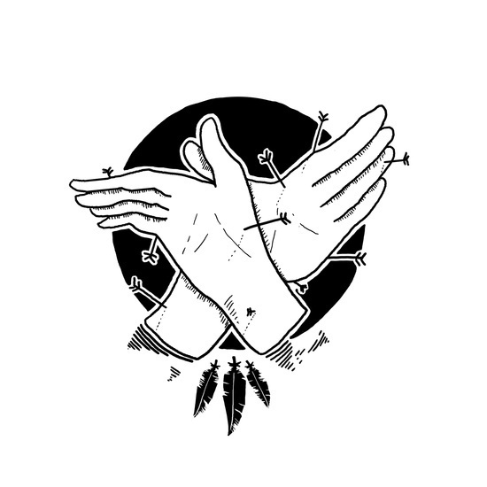 Franco Giovanella Portfolio Hands on #ink #draw #symbols #fingers #illustration #tattoo #blck #art #hand