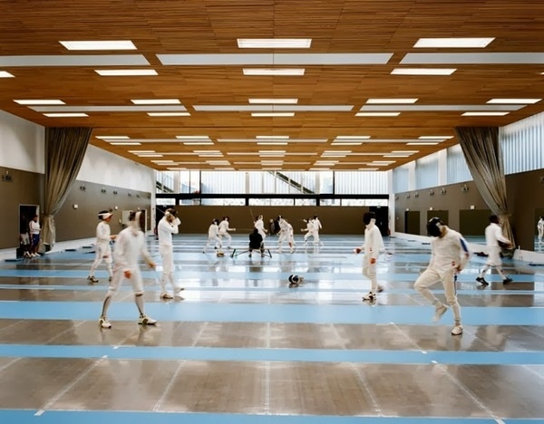 Institut national du sport et de l'éducation physique #interiors #spaces #gym