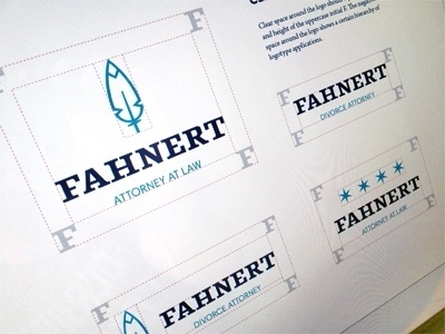 Dribbble - Fahnert Style Guide by Bill S Kenney #logo #feather #branding