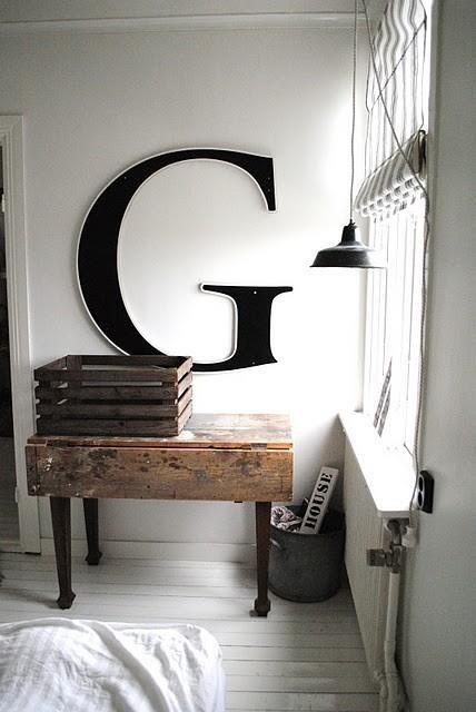 The Design Chaser: Letter Love #interior #letters #design #decor #deco #decoration