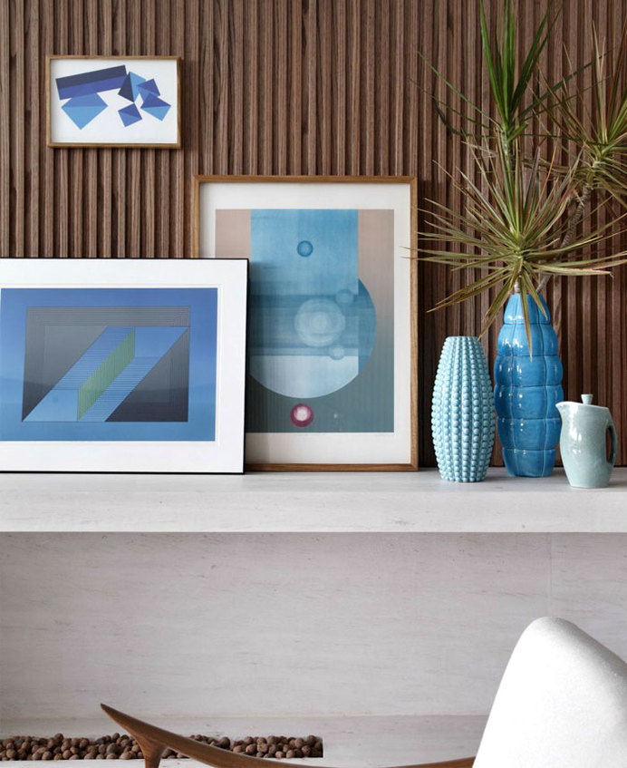Original Urban Style Home interior decor shades blue
