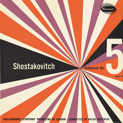 Shostakovitch Symphony No. 5 Artwork published in 1954. #50s