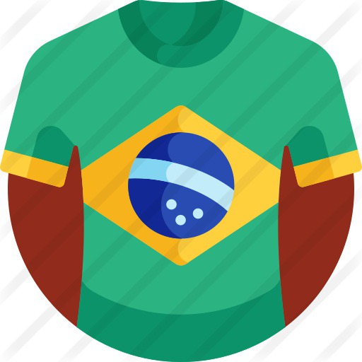 See more icon inspiration related to cultures, tshirt, clothing, flags, shirt, brazil, fashion, clothes and t shirt on Flaticon.