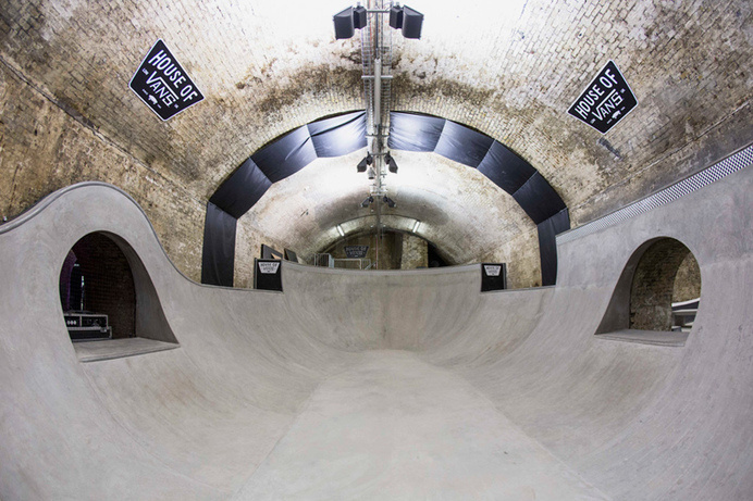 house of vans skatepark opens beneath london's waterloo station #die #skate #or