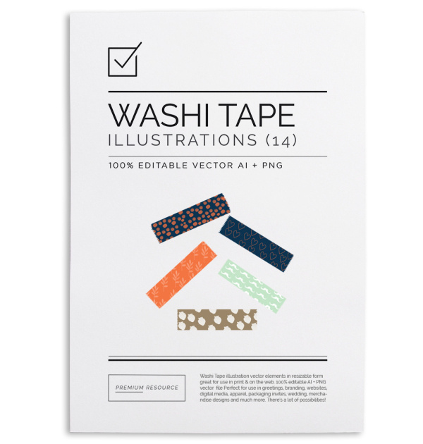 These 14 digital Washi tapes are great for use in your scrapbook and more. Hope you like them! #print