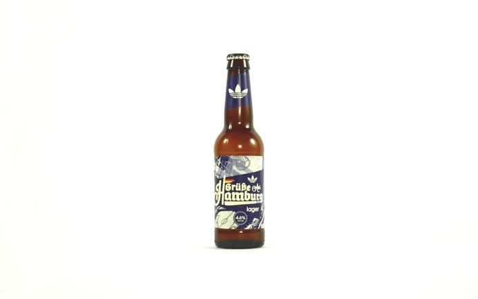 Limited Edition Adidas Beer. Camden Town Brewery, Lucas Jubb #limited #beer #adidas #edition #bottle #graphic #jubb #kraft #larger #lucas #typography