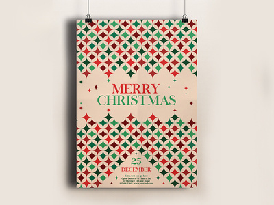 Vintage Pattern Christmas Flyer You can download it here: http://graphicriver.net/item/vintage-pattern-christmas-flyer/13556520?ref=abrades #xmas
