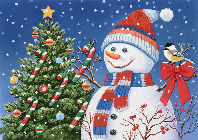 christmas paint by number & step by step easy christmas paintings #painting