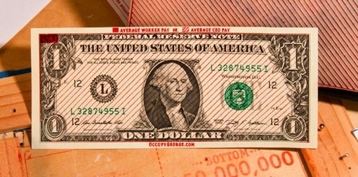 design work life » cataloging inspiration daily #george #dollar #infographic #occupy #graph #chart