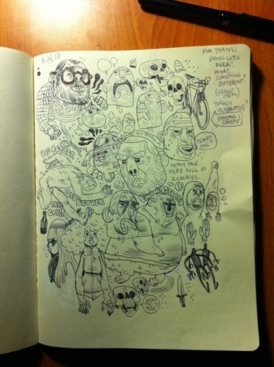 Drawn - Fun illustrations and sketchbook drawings... #illustration #drawing