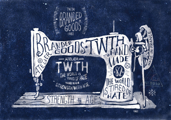 TWTH Atelier on Behance #old #retro #illustration #type #typography