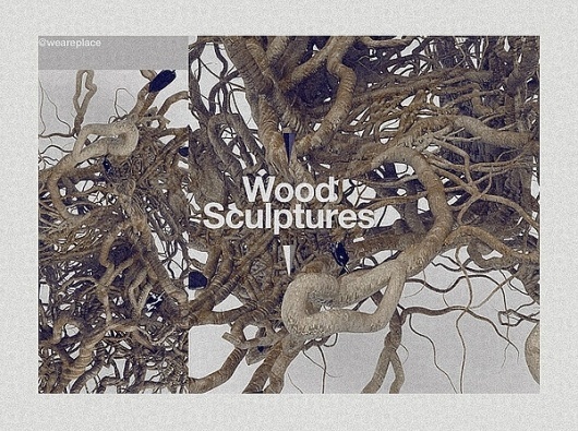 Wood Sculptures on the Behance Network #wood #weareplace #sculptures