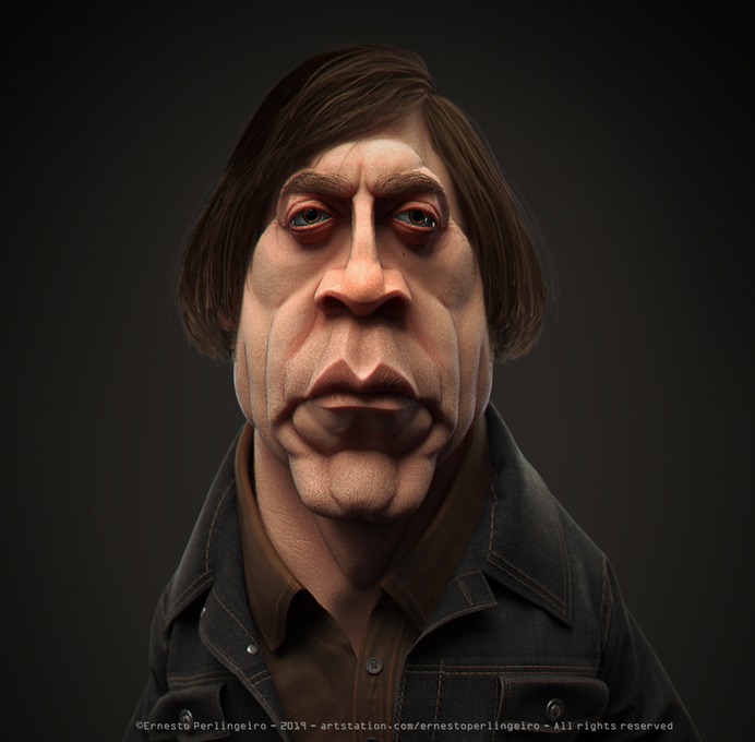 Anton Chigurh (No Country for Old Men) 3D model