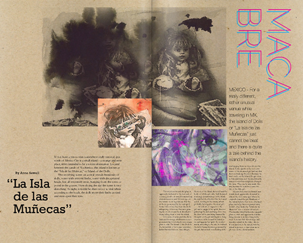 Embracing Ambiguity on Behance #mexico #layout #editorial #macabre