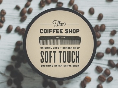 Dribbble - The Coiffee Shop by Alex Westgate #packaging #type #branding #logo