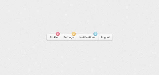 Menu notification badges (psd) Free Psd. See more inspiration related to Menu, Badge, Badges, Psd, Simple, Navigation, Notification and Horizontal on Freepik.