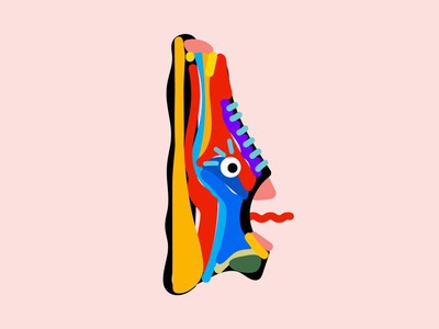 Sneaker Monster aftereffects illustrator animation illustration monster sneaker