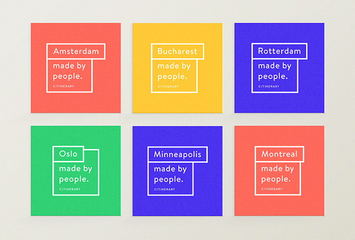 Citinerary by Frederique Matti #print #cards #colourful