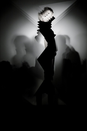 NOBODY IS RIGHT IF EVERYBODY IS WRONG / GILLES ET DADA on the Behance Network #white #girl #photograpy #black #gray #fashion