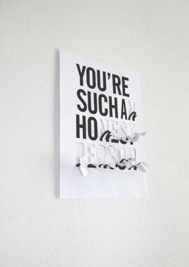 random goodness #type #cutout #poster #typography
