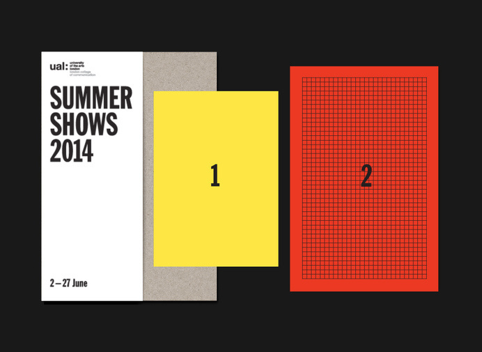 LCC Summer Shows Invite 3 #invite #print #brochure