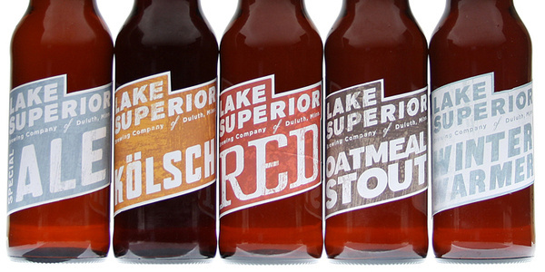 Lake Superior Brewing Concept #beer #packaging #design #label #type