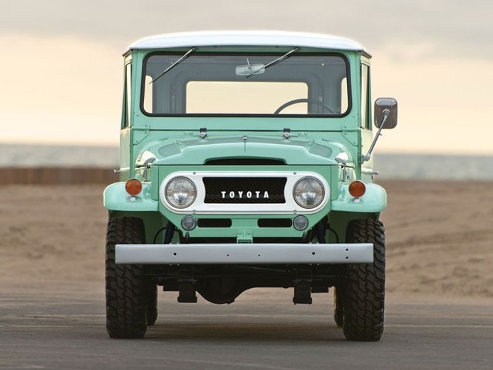 #vehicle #toyota #green #old #off-road