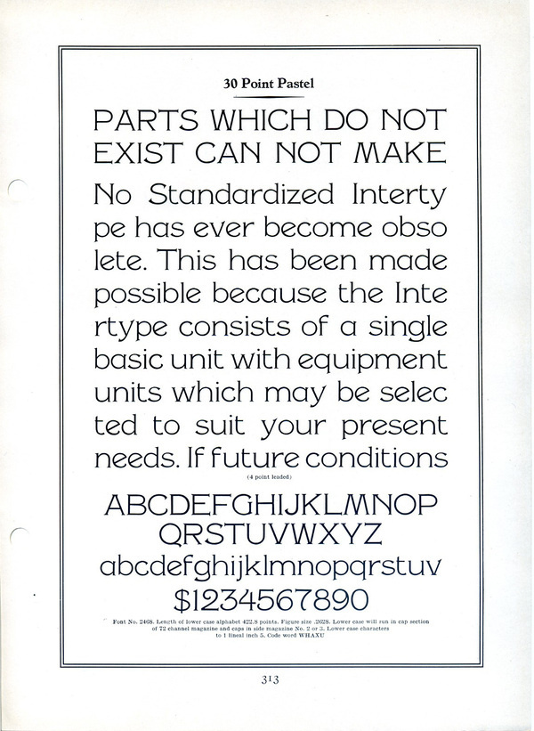 Pastel type specimen #type #specimen