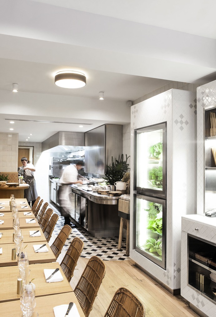 Fashion's Favorite Restaurant in Paris: Clover on the Left Bank - Remodelista