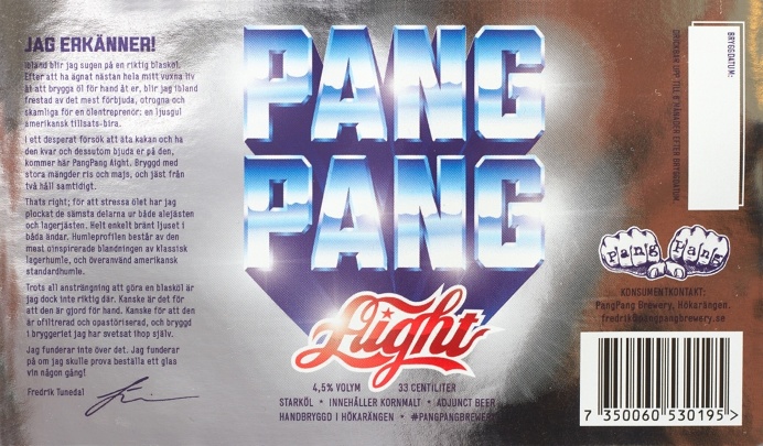 Packaging for PangPang Aight – the worlds crappiest adjunct beer. #graphic design #graphic #design #branding #packaging #colorful #colourf