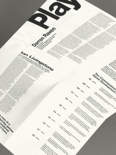 The New Gallery: Pitch/Play : Randy Yeo #print #typography